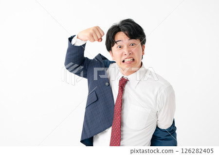 Businessman provocation Businessman provocation 126282405