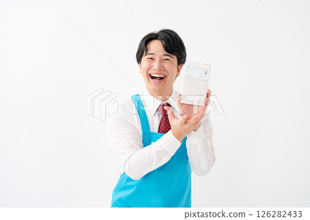 商人演示銷售計算器 126282433