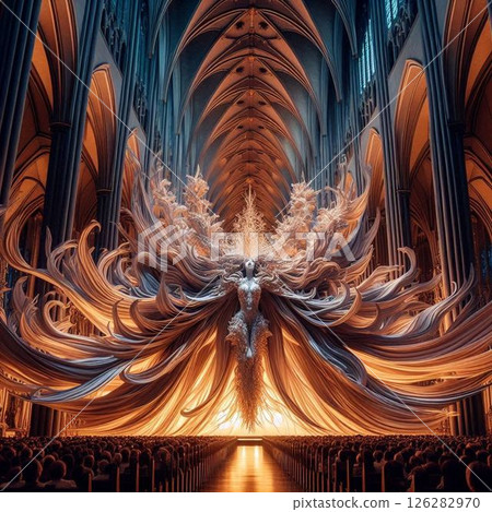 Cathedral Diva, Solemn Singing, Opera, Prayer, Faith, Magnificent Singing 126282970