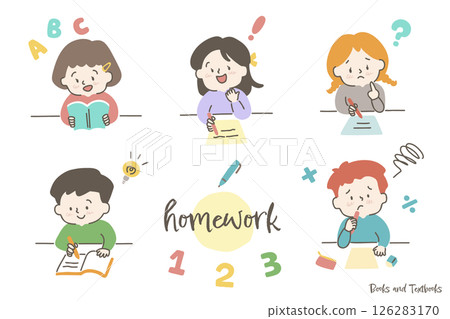 學習的孩子 126283170