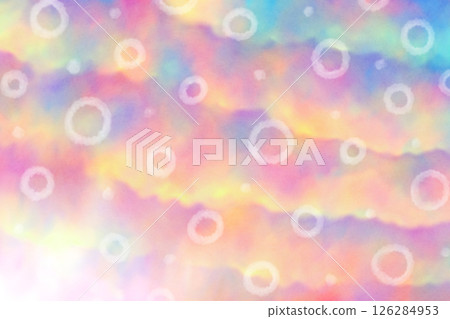 彩色圓點抽象插畫背景 126284953