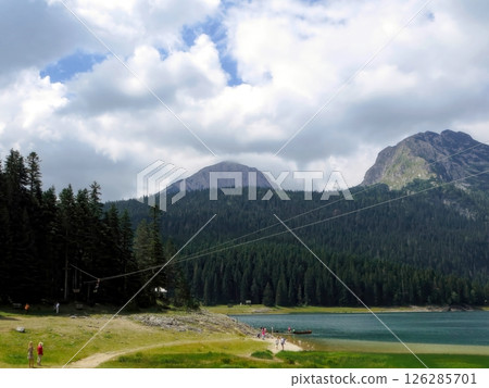 Exploring the Serene Beauty of Black Lake and Mount Bobotov Kuk in Durmitor, Montenegro 126285701