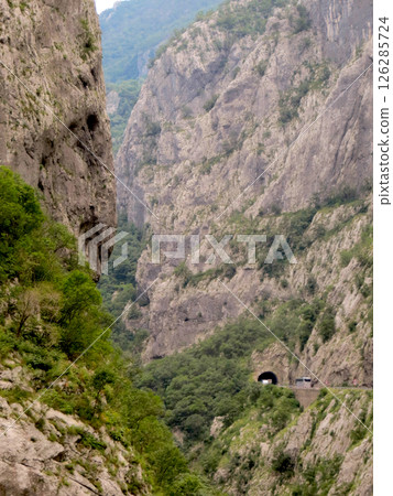 Discover the Breathtaking Beauty of the Moraca River Canyon in Montenegro During a Summer Day Discover the Breathtaking Beauty of the Moraca River Canyon in Montenegro During a Summer Day 126285724
