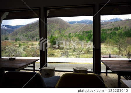 乘鞍高原的春天：舞庵停車場的鄉土料理咖啡廳一之日、一之瀨庭園、一之瀨草原的景色 126285940