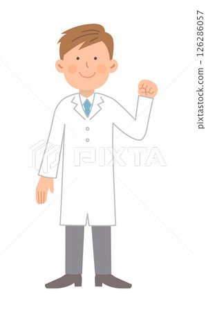 Doctor doing a fist pump 126286057