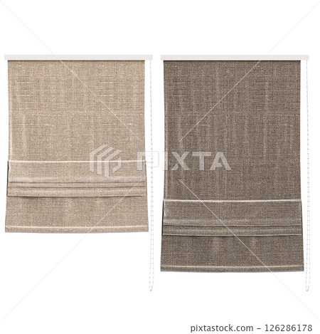 curtain isolated on a transparent background, interior decorations, 3D illustration, cg render curtain isolated on a transparent background, interior decorations, 3D illustration, cg render 126286178