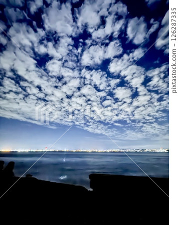 Sea, sky and cityscape Sea, sky and cityscape 126287335