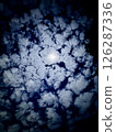 Midnight moon and clouds 126287336