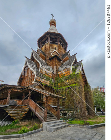Wooden church of St. Nicholas in Izmailovo. 126287463