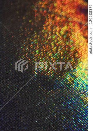 Abstract surface with colorful light reflections in a futuristic pattern 126288573