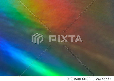 Abstract colorful rainbow pattern on surface with blurred light reflection 126288632