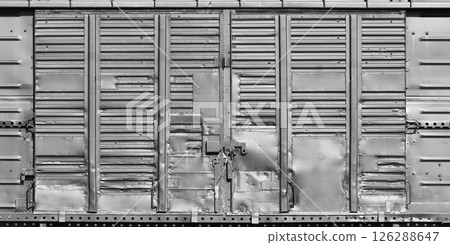 old warehouse door, hangar old warehouse door, hangar 126288647