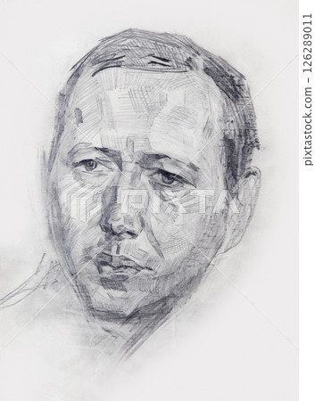 pencil drawing illustration, portrait, sketch pencil drawing illustration, portrait, sketch 126289011