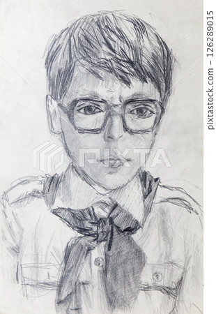 pencil drawing illustration, portrait, sketch pencil drawing illustration, portrait, sketch 126289015