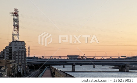 eventide, evening scene, ocean 126289025