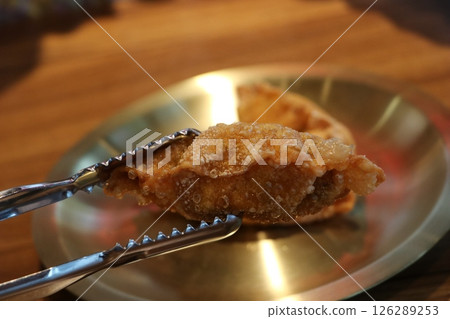 Asian Delicious Food. Fried Dumplings Asian Delicious Food. Fried Dumplings 126289253