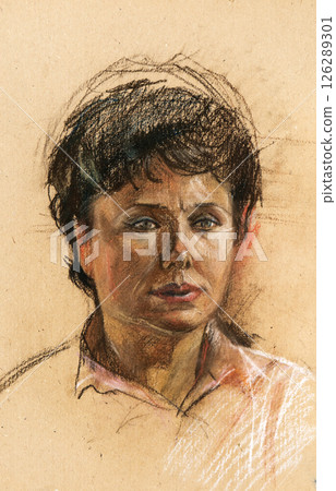 oil painting, portrait, handmade drawing 126289301