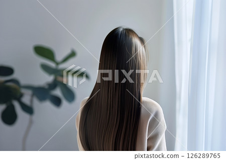 Beautiful haired woman/long hair "AI generated image" Beautiful haired woman/long hair "AI generated image" 126289765