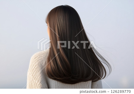 Beautiful haired woman/long hair "AI generated image" Beautiful haired woman/long hair "AI generated image" 126289770