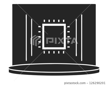 Creative Graphic Design Silhouette Vector Art for Websites, Branding, and Digital Projects 126290201