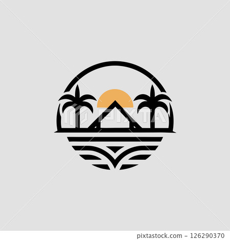 Minimal Graphic Design Silhouette Vector Art for Web, Print, and Creative Branding Projects 126290370