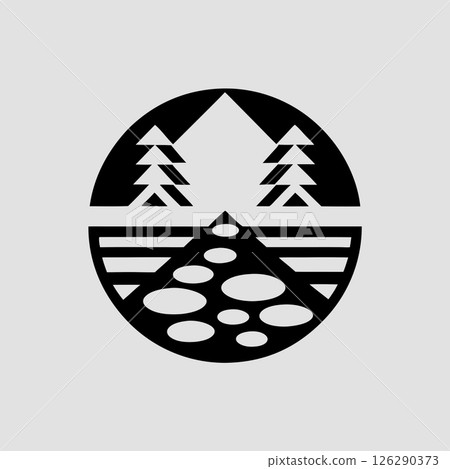 Minimal Graphic Design Silhouette Vector Art for Web, Print, and Creative Branding Projects 126290373