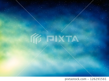 Starry night sky background material 126291581