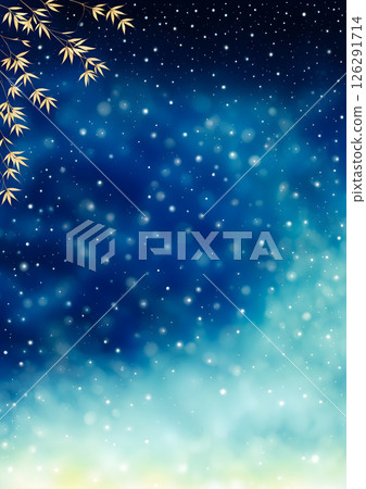 繁星點點的夜空背景素材 繁星點點的夜空背景素材 126291714