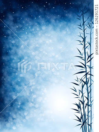 Starry night sky background material 126291721
