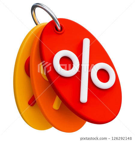 Price Tag With Percentage Sign Price Tag With Percentage Sign 126292148