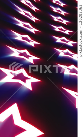 Abstract field of glowing digital stars in pink and blue tones moving in diagonal motion perspective Abstract field of glowing digital stars in pink and blue tones moving in diagonal motion perspective 126292362