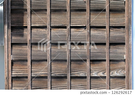 Boarded exterior walls (clapboard) Boarded exterior walls (clapboard) 126292617