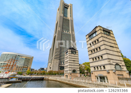 神奈川縣橫濱市港未來城市景觀橫濱地標塔 126293366