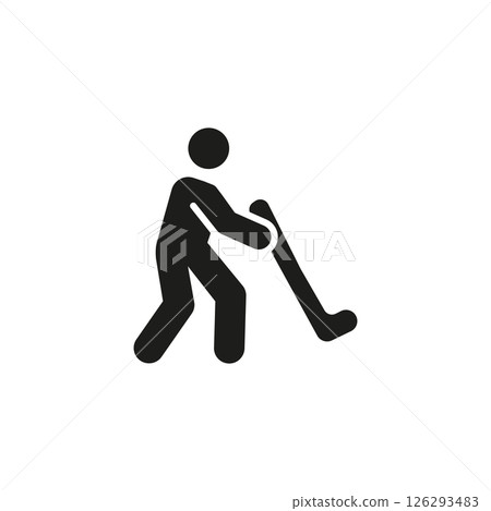Hockey Player Icon Hockey Player Icon 126293483