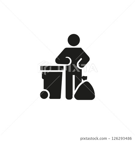 Garbage Collection Icon Garbage Collection Icon 126293486