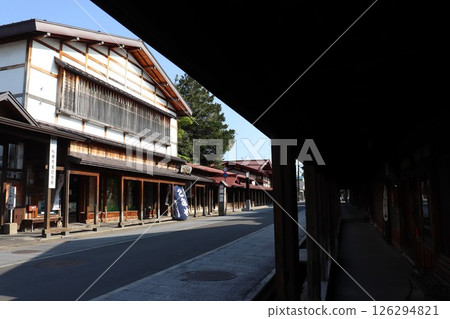 Snow Country Passage Komise Traditional Buildings Preservation District Kuroishi City Aomori Prefecture Tsugaru Region 126294821