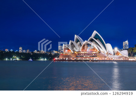 Sydney Opera House illuminated Sydney Opera House illuminated 126294919