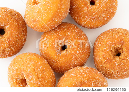 Close-up of delicious looking mini donuts 126296360