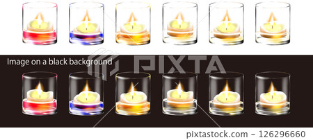 點燃漂浮蠟燭 126296660