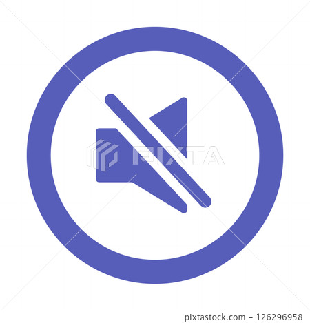 靜音按鈕，單件，藍色 126296958