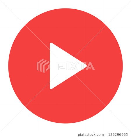 影片、影片、播放按鈕、單一項目、紅色 影片、影片、播放按鈕、單一項目、紅色 126296965