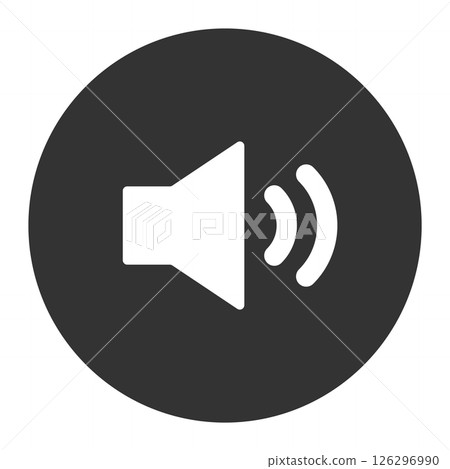 Volume adjustment Volume button Single item Black 126296990
