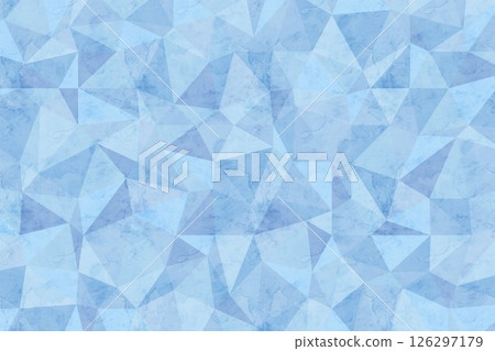 Ice polygon, cool summer background illustration Ice polygon, cool summer background illustration 126297179