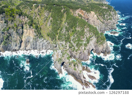 岩手縣空拍：無人機捕捉岩手縣北山崎田野畑村的懸崖 126297188