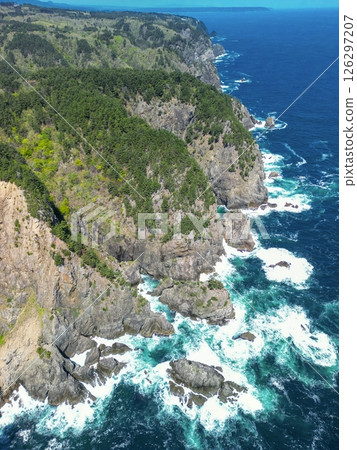 岩手縣空拍：無人機捕捉岩手縣北山崎田野畑村的懸崖 126297207