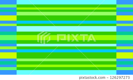 Border pattern colorful green blue 126297273