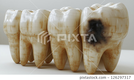 Tooth decay model 126297317