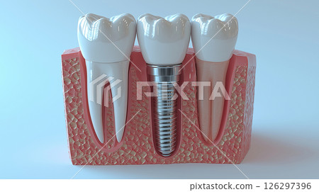Implant model 126297396