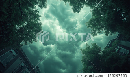 Cloudy sky Cloudy sky 126297763