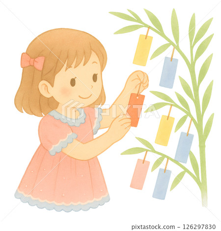 帶條的女孩 126297830